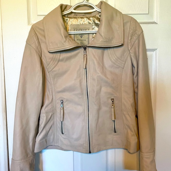 GUESS Leather Jacket - Picture 3 of 5